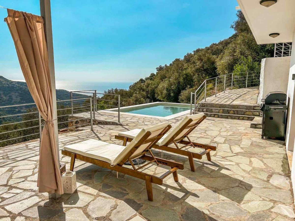 Villa Kampos View - Quiet House At The End Of The Road, Private Pool Kámbos Exterior foto